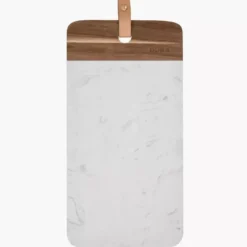Deska do krojenia kuchenna DUKA TVILLING 35x18 cm biała kamienna