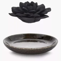 Dyfuzor zapachowy kwiat DUKA MOMENTS grafitowy ceramiczny