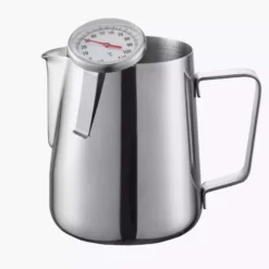 Dzbanek do mleka z termometrem DUKA BARISTA 600 ml srebrny stal nierdzewna