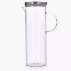 Dzbanek do wody i napojów z pokrywką DUKA NOVA 1500 ml transparentny szkło