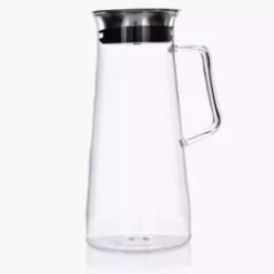 Dzbanek do wody i napojów z pokrywką DUKA NJUTA HANDLE 1500 ml szkło