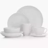 Filiżanka ze spodkiem DUKA EVERYDAY 250 ml biała porcelanowa