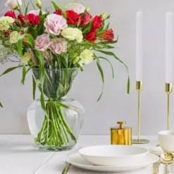 Filiżanka ze spodkiem DUKA EVERYDAY 250 ml biała porcelanowa