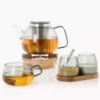 Filiżanki do kawy lub herbaty ADHOC YUNA 400 ml 2 szt. przydymione