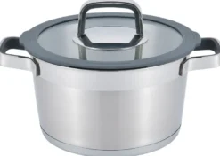 Garnek z pokrywką DUKA ESKIL 8500 ml srebrny stal nierdzewna