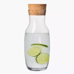 Karafka z korkiem naturalnym KROSNO PURE 1 l szklana