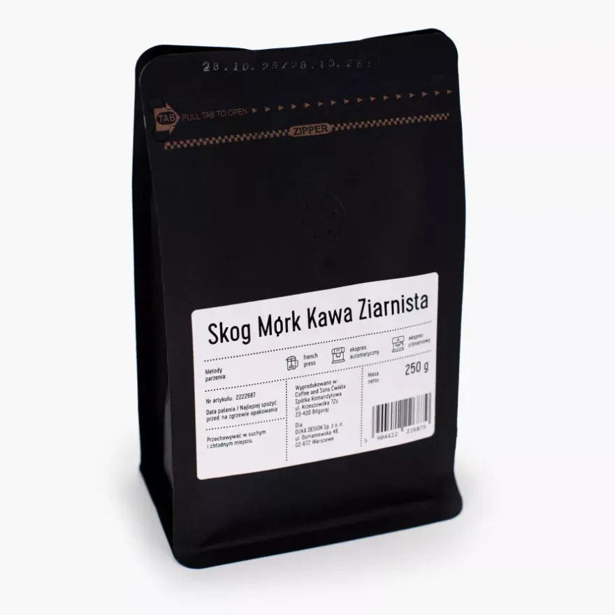 Kawa ziarnista SKOG MORK 250g