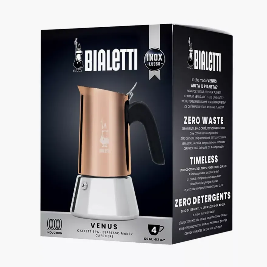 Kawiarka BIALETTI New Venus 4tz miedziana