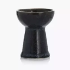Kieliszek na jajko DUKA TIME BLACK grafitowy porcelanowy