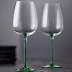 Kieliszki do białego wina LYNGBY VIENNA 530 ml 4 szt. zielone