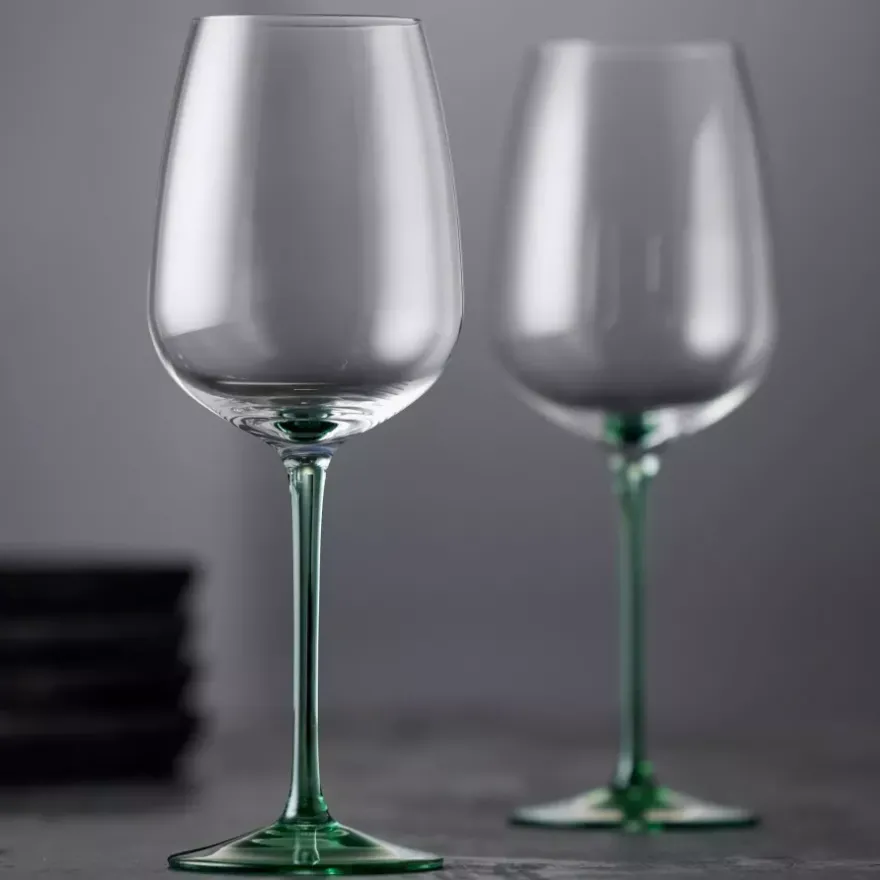 Kieliszki do białego wina LYNGBY VIENNA 530 ml 4 szt. zielone