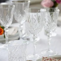 Kieliszki do czerwonego wina LYNGBY MELODIA 270 ml 4 szt. szkło kryształowe