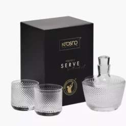 Komplet do whiskey KROSNO Perfect Serve Scotland karafka 750 ml i 2 szklanki 270 ml
