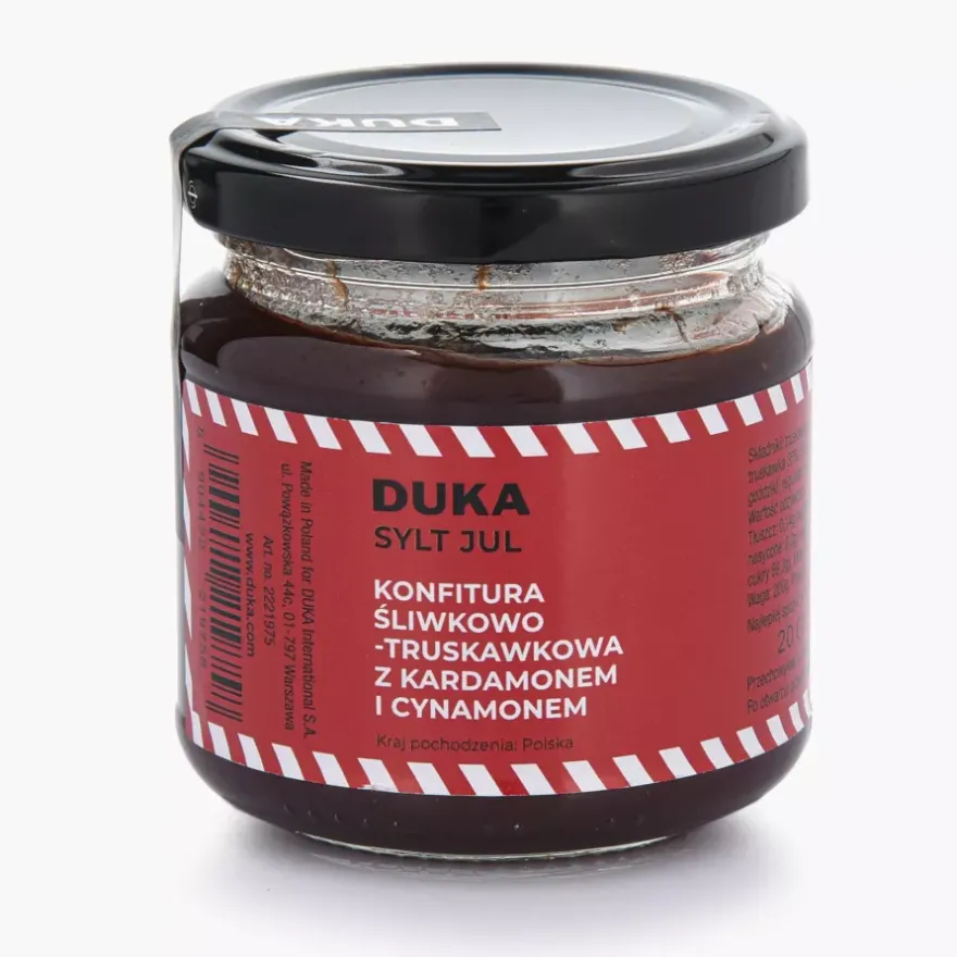 Konfitura śliwkowo-truskawkowa z kardamonem i cynamonem DUKA SYLT 200 g