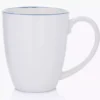 Kubek jumbo DUKA KROG 700 ml biały granatowy porcelana