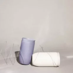 Kubek termiczny SAGAFORM TOVA 320 ml beżowy stal nierdzewna