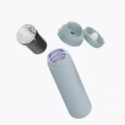 Kubek termiczny termos z zaparzaczem BERGHOFF LEO 700 ml błękitny stalowy
