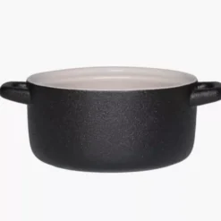 Mini garnek ceramiczny z pokrywką ROBUSTE MAKU 0,38 L 12 cm