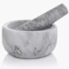 Moździerz kuchenny DUKA MARBLE 11,8x6,2 cm jasnoszary marmurowy