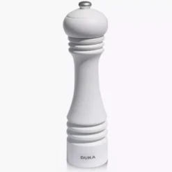 Młynek manualny do soli DUKA FRON 23 cm biały
