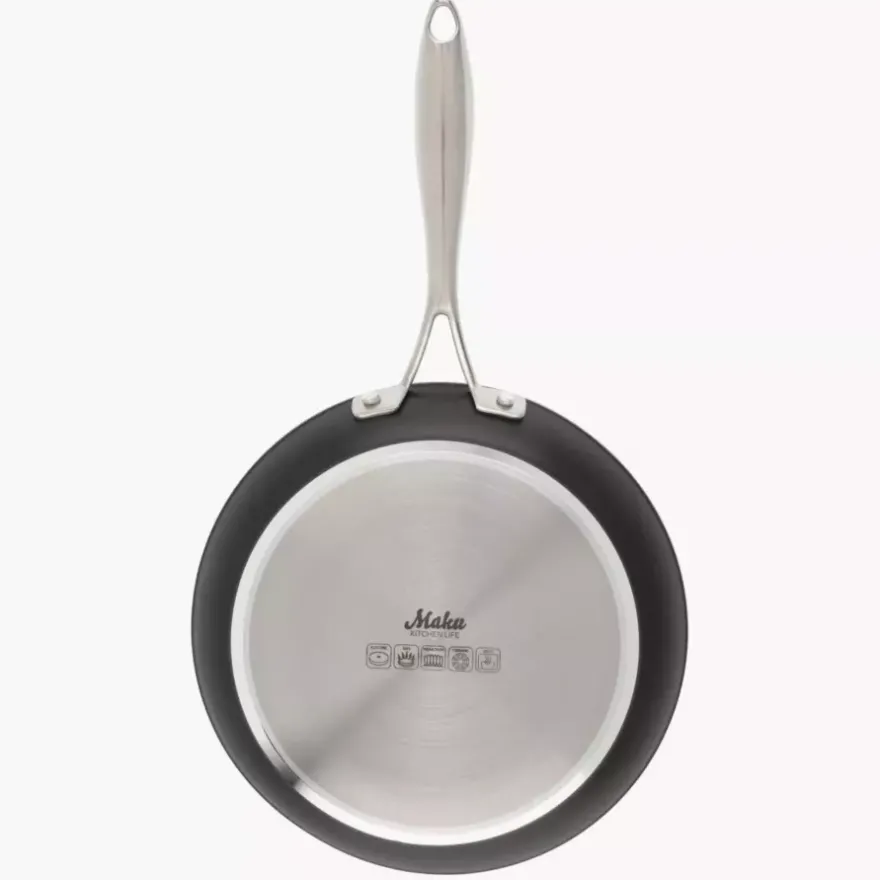 Patelnia MAKU ROBUSTE 24 cm czarna aluminiowa