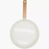 Patelnia z powłoką ceramiczną DUKA GRAN 28 cm beżowa szara aluminiowa