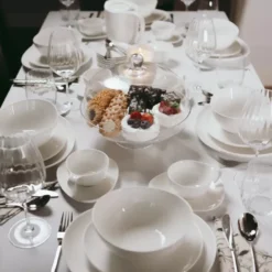 Półmisek DUKA TIME biały porcelana
