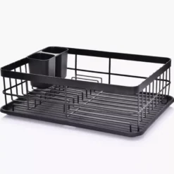 Suszarka do naczyń DUKA FINT 40x31x14 cm czarna stal