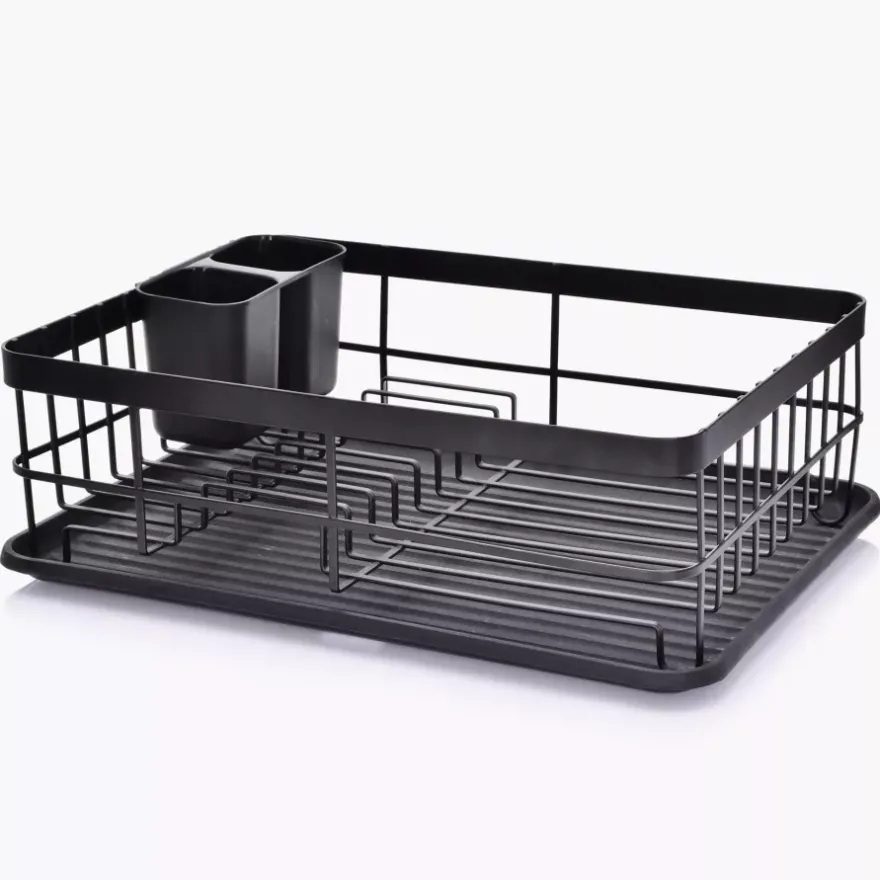 Suszarka do naczyń DUKA FINT 40x31x14 cm czarna stal