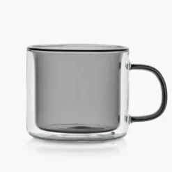 Szklanki do kawy i herbaty DUKA FARG 2 szt. 250 ml szare szklane