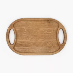 Taca do serwowania DUKA EK 40x24 cm drewniana dębowa