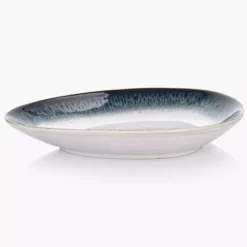 Talerz głęboki bulionówka ze spodkiem DUKA TIME DIM 450 ml porcelanowy