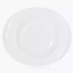 Talerz głęboki DUKA TIME 22 cm biały porcelana
