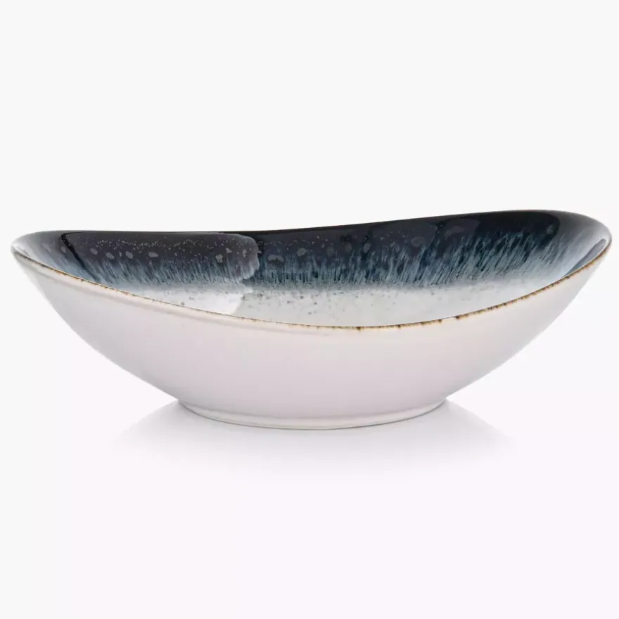Talerz głęboki DUKA TIME DIM 22 cm wielokolorowy porcelanowy