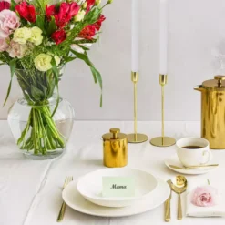Talerz śniadaniowy DUKA EVERYDAY 20,5 cm biały porcelanowy