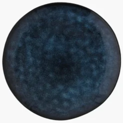 Talerz obiadowy DUKA OKINAVA 28 cm granatowy ceramiczny