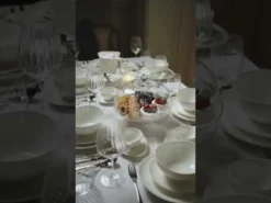 Talerz patera DUKA TIME 35 cm biały porcelana