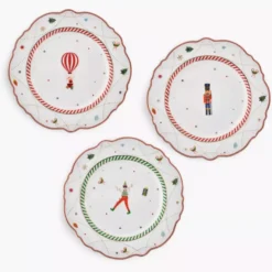 Talerz świąteczny balon DUKA LYCKLIG 20 cm porcelanowy