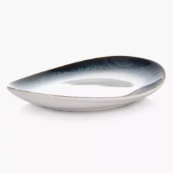 Talerzyk talerz deserowy DUKA TIME DIM 15x13 cm wielokolorowy porcelanowy