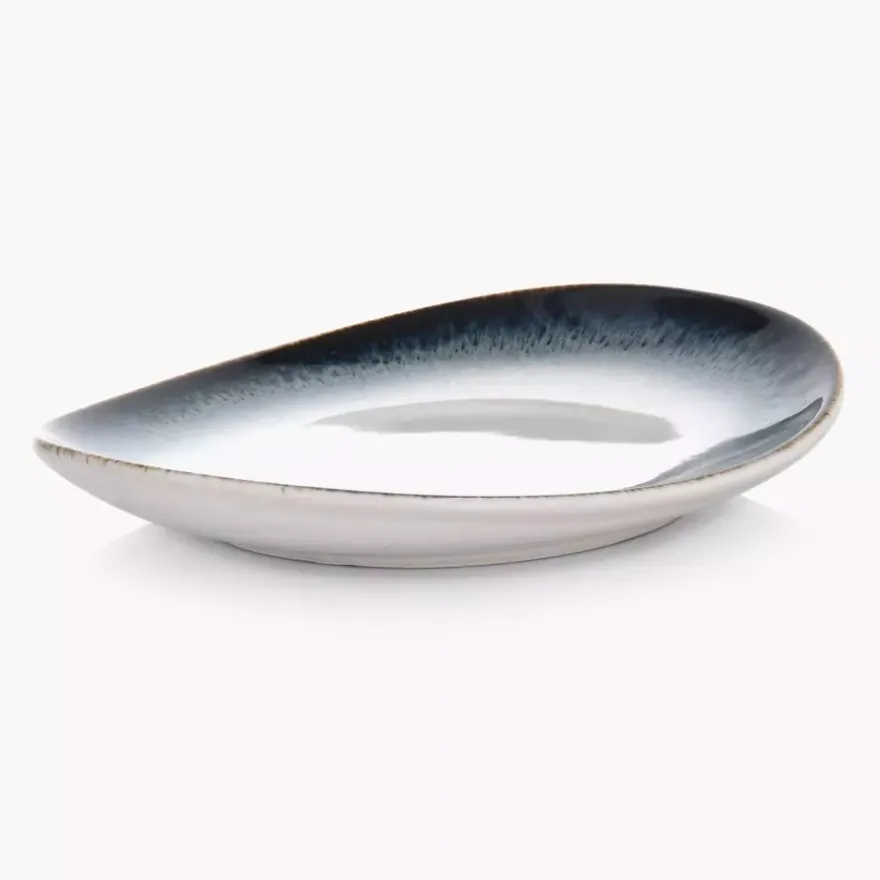 Talerzyk talerz deserowy DUKA TIME DIM 15x13 cm wielokolorowy porcelanowy