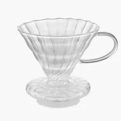 Zaparzacz do kawy przelewowy dripper DUKA BARISTA transparentny szkło