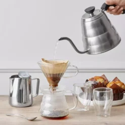 Zaparzacz do kawy przelewowy dripper DUKA BARISTA transparentny szkło