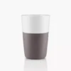 Zestaw 2 filiżanek do latte EVASOLO 360ml Elephant Grey