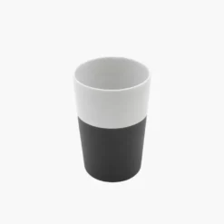 Zestaw 2 filiżanek do latte EVASOLO 360ml Carbon Black