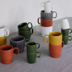 Zestaw 2 kubków 500ml SAGAFORM COFFE & MORE biały