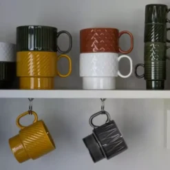 Zestaw 2 kubków 500ml SAGAFORM COFFE & MORE biały