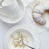 Zestaw śniadaniowy różyczki DUKA SARA 12 elementów porcelana